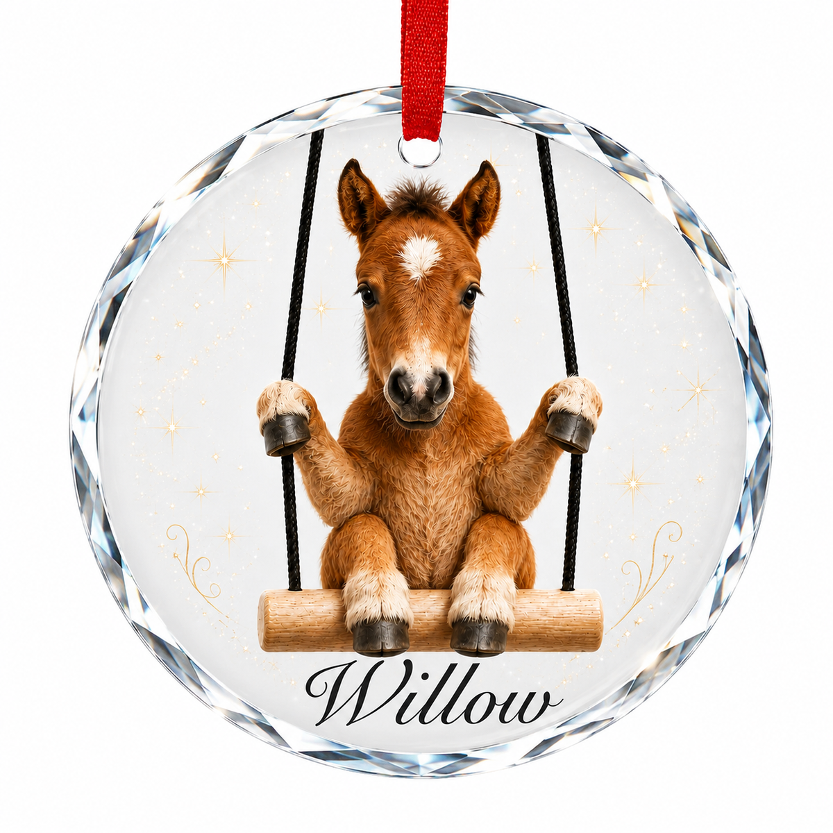 Animal Glass Ornament Horse