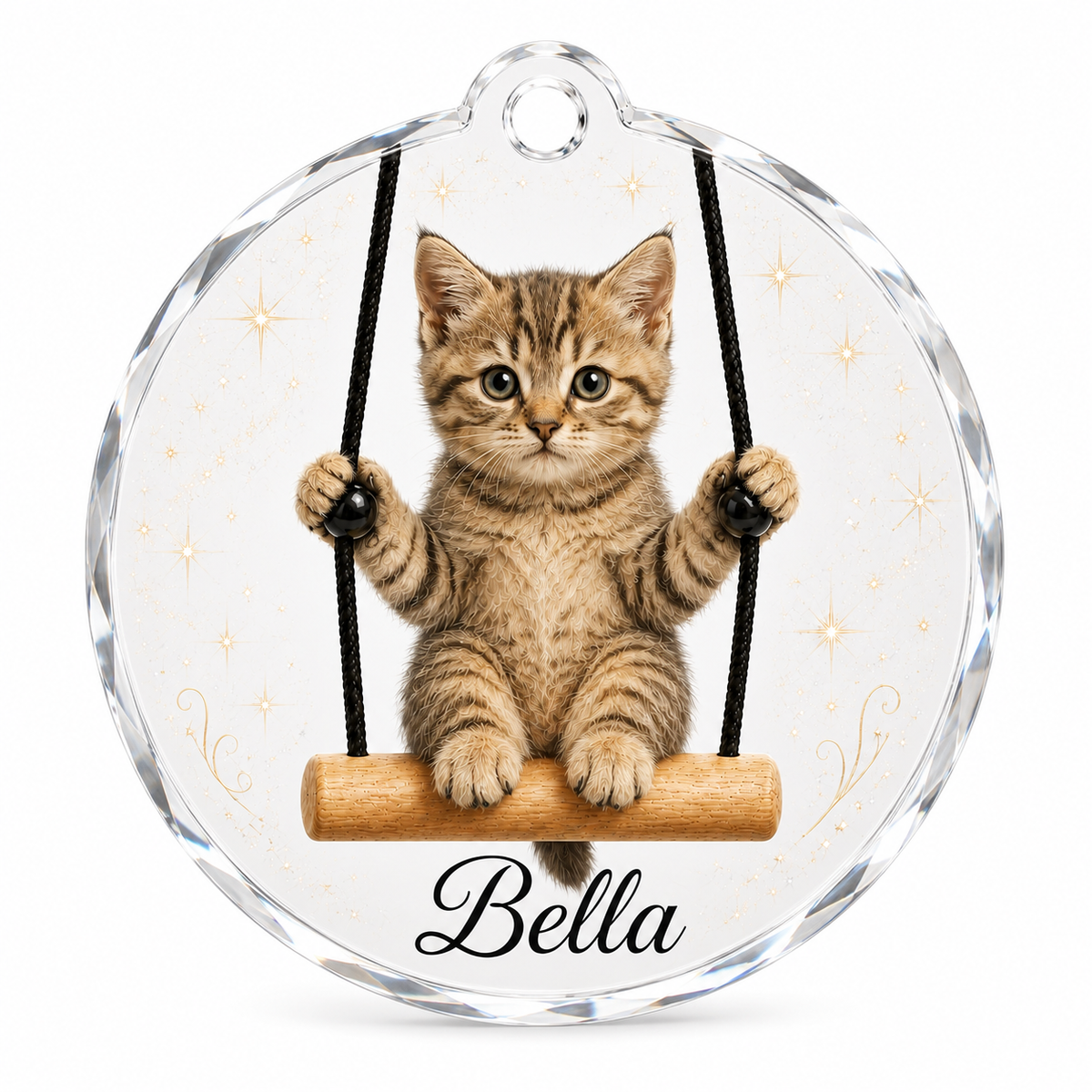 Animal Glass Ornament Cat
