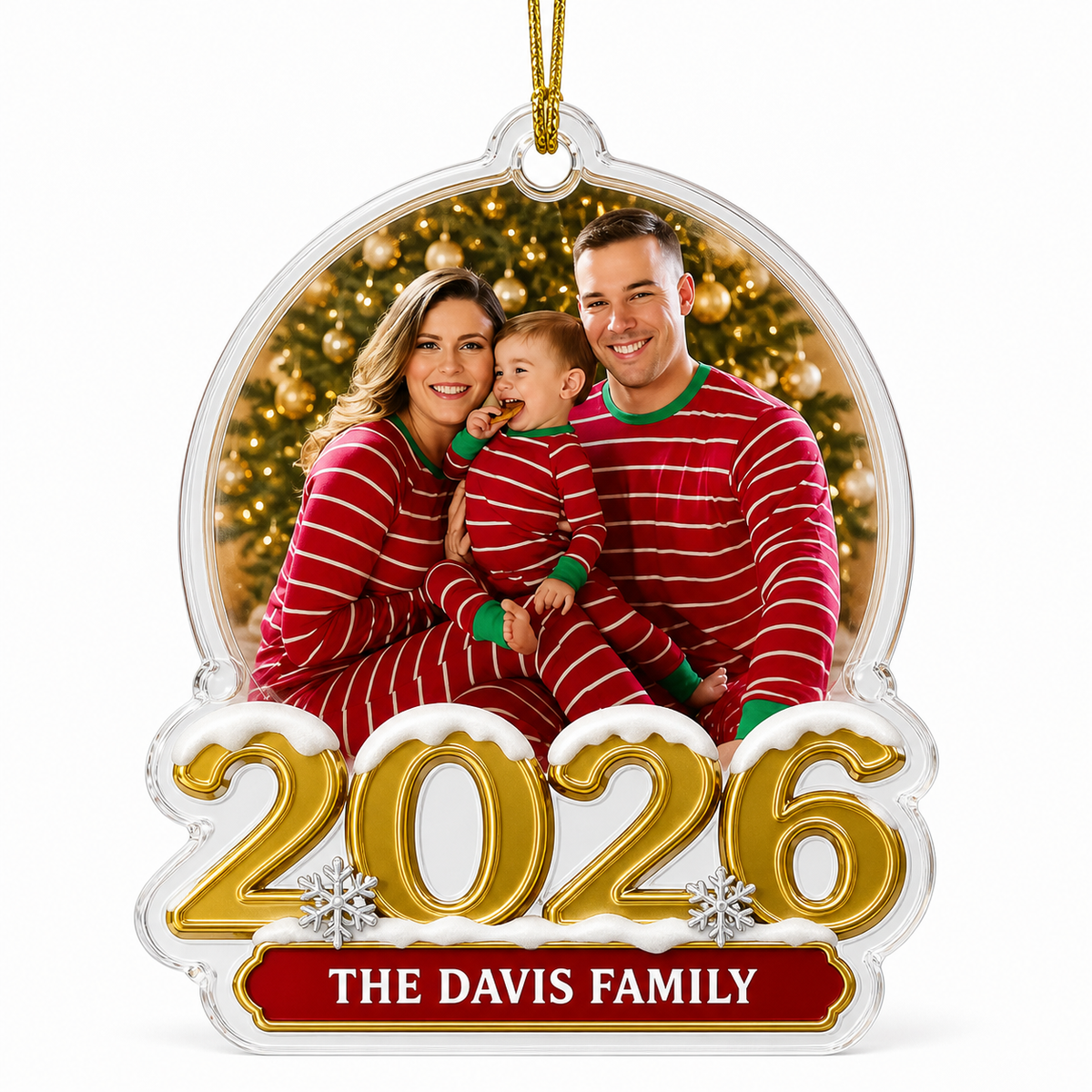 Custom Photo Christmas Family 2026