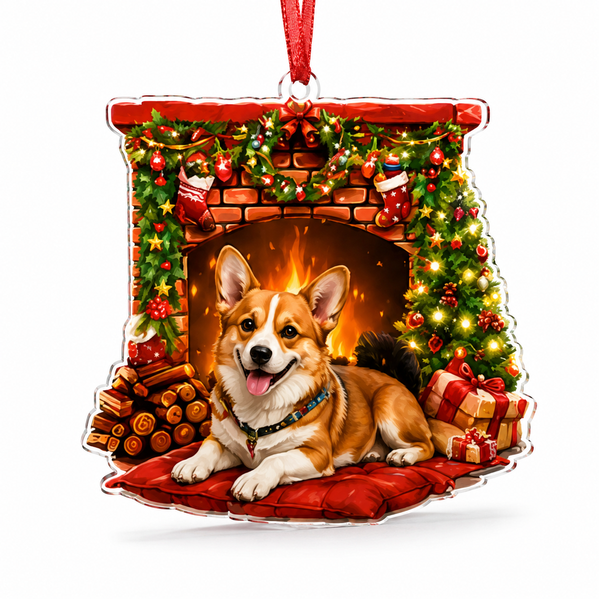 Dog Christmas Tree Corgi