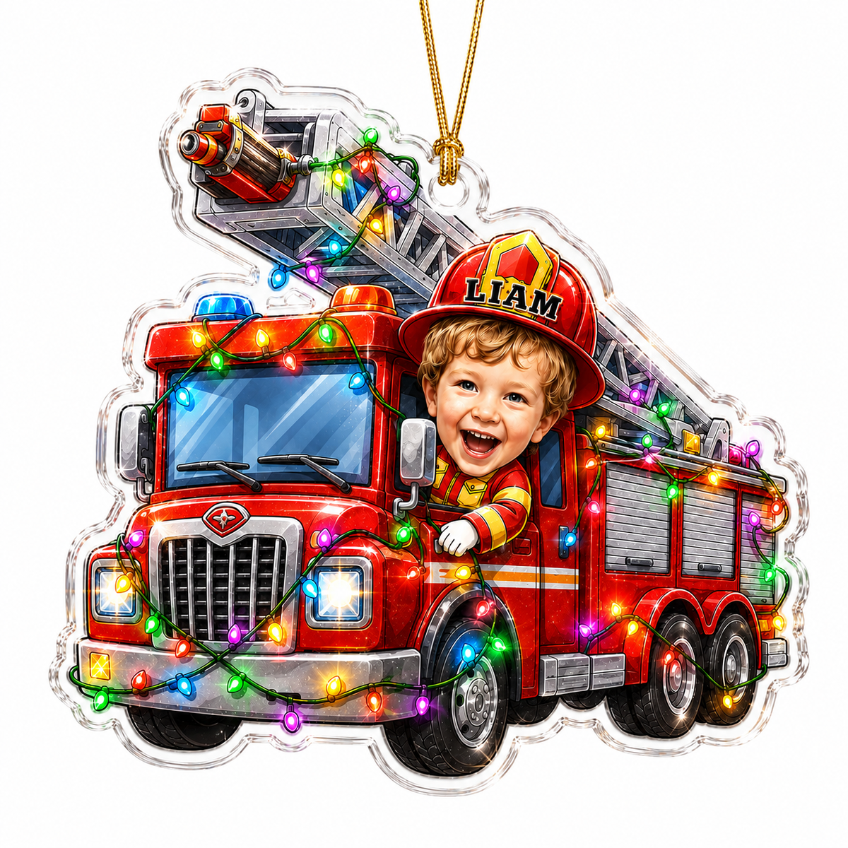 Christmas Fire Truck Noah