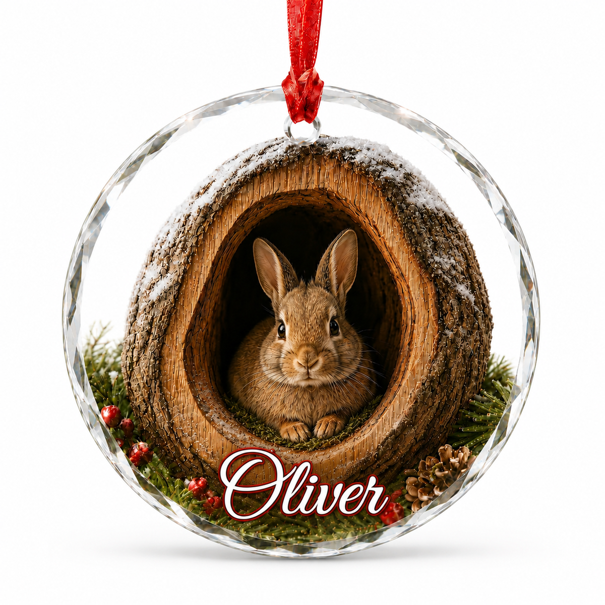 Glass ornament Animal Rabbit