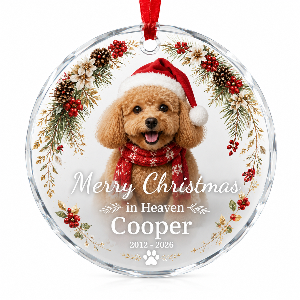 Custom Photo Dog Memorial Style 7
