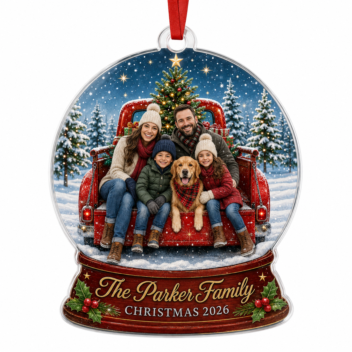 Family Memory Waterglobe