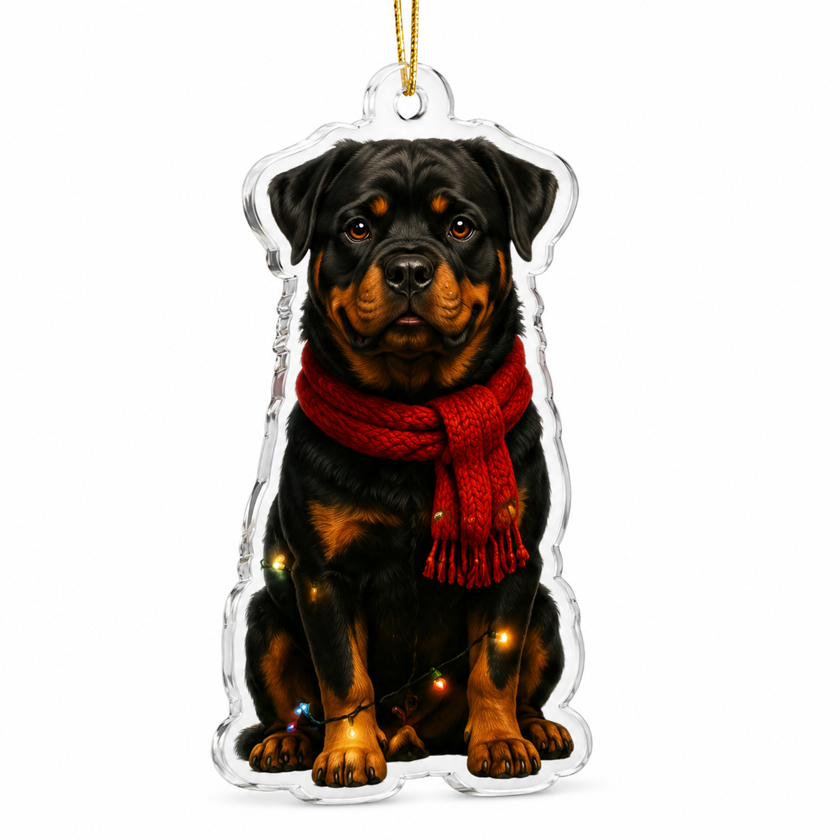Dog Christmas Ledlight Rottweiler