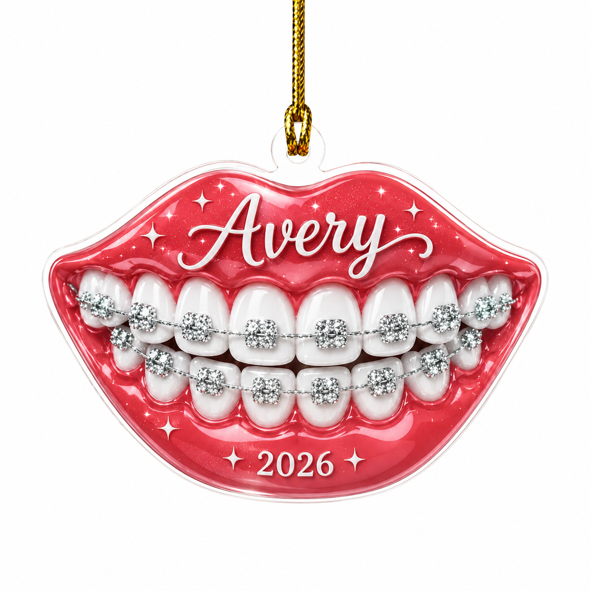 Dental Sparkling Braces Smile