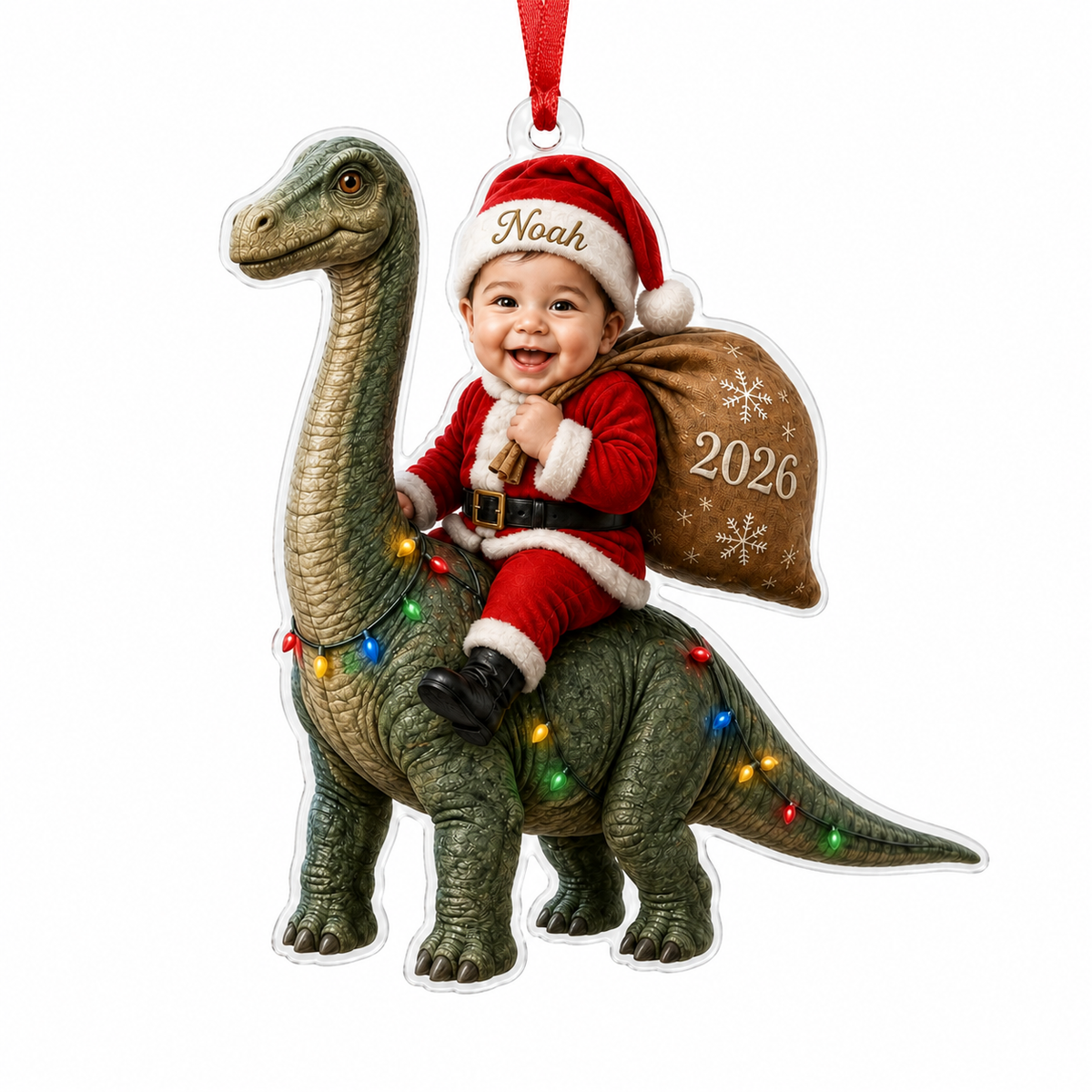 Custom Photo Baby Animal Brachiosaurus