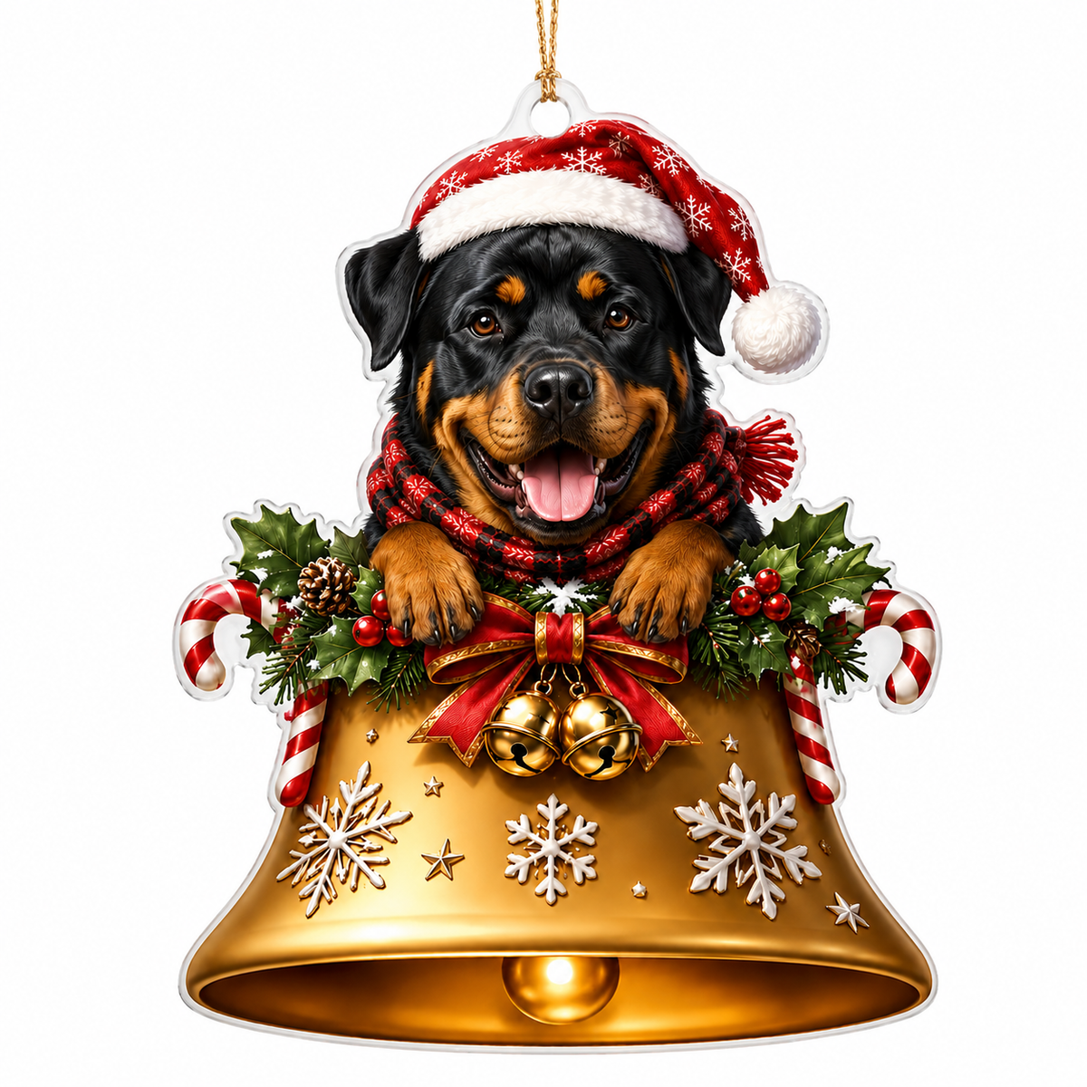 Dog Christmas Bell Rottweiler