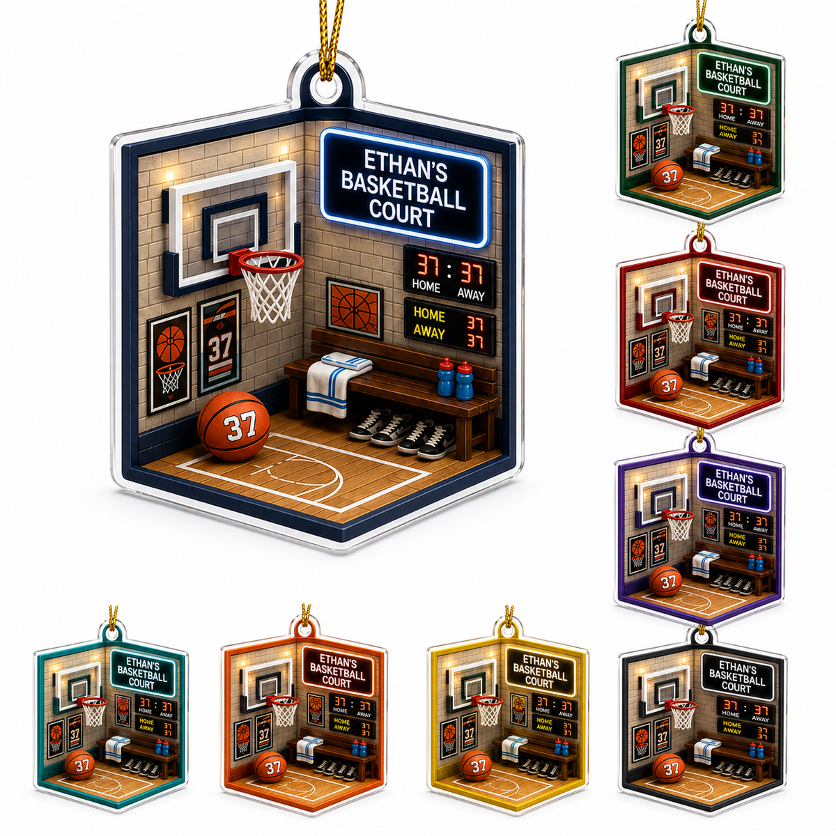 Basketball Acrylic Style 5