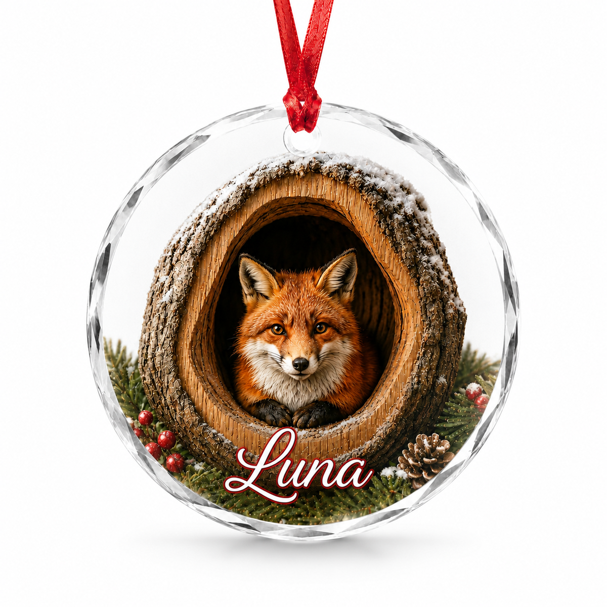 Glass ornament Animal Fox