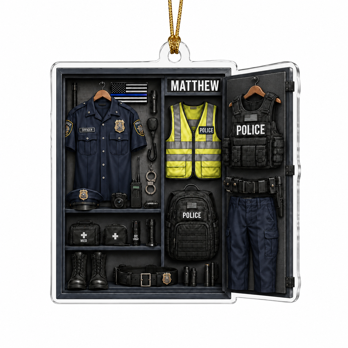 Police Uniform Locker