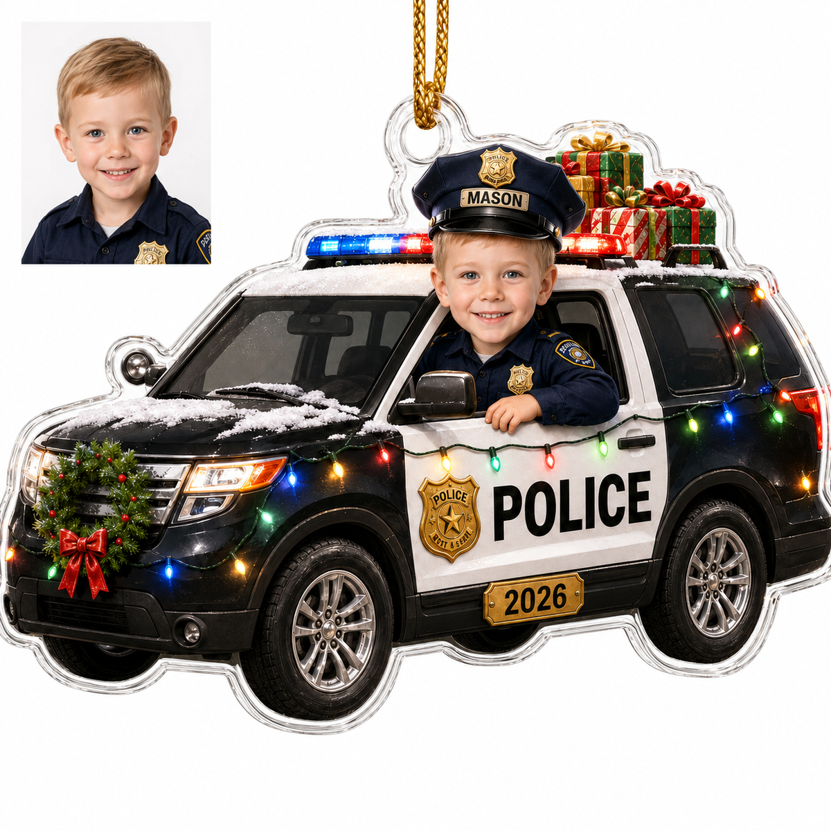 Photo Kids Police SUV