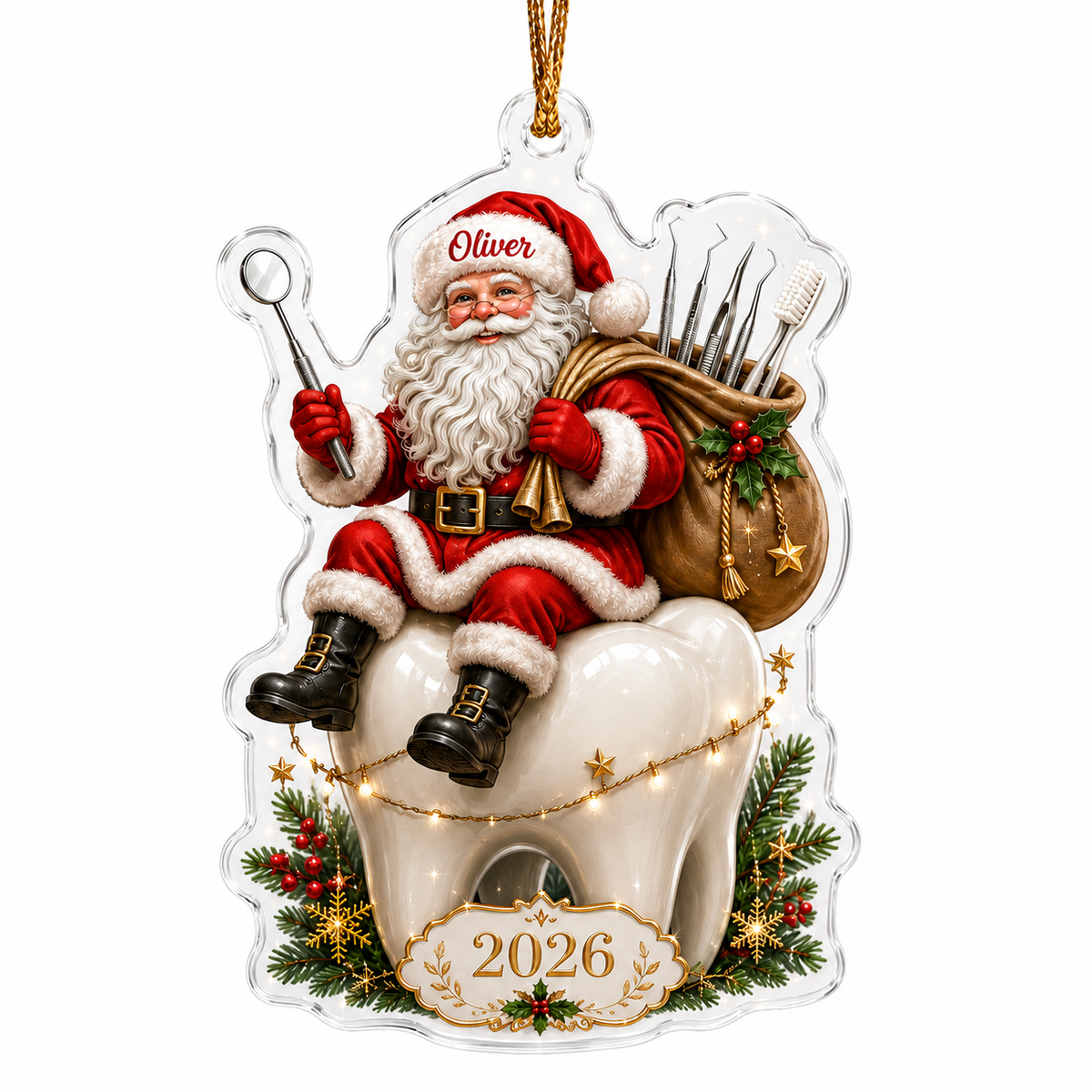 Dental Santa Dentist Tooth Gi