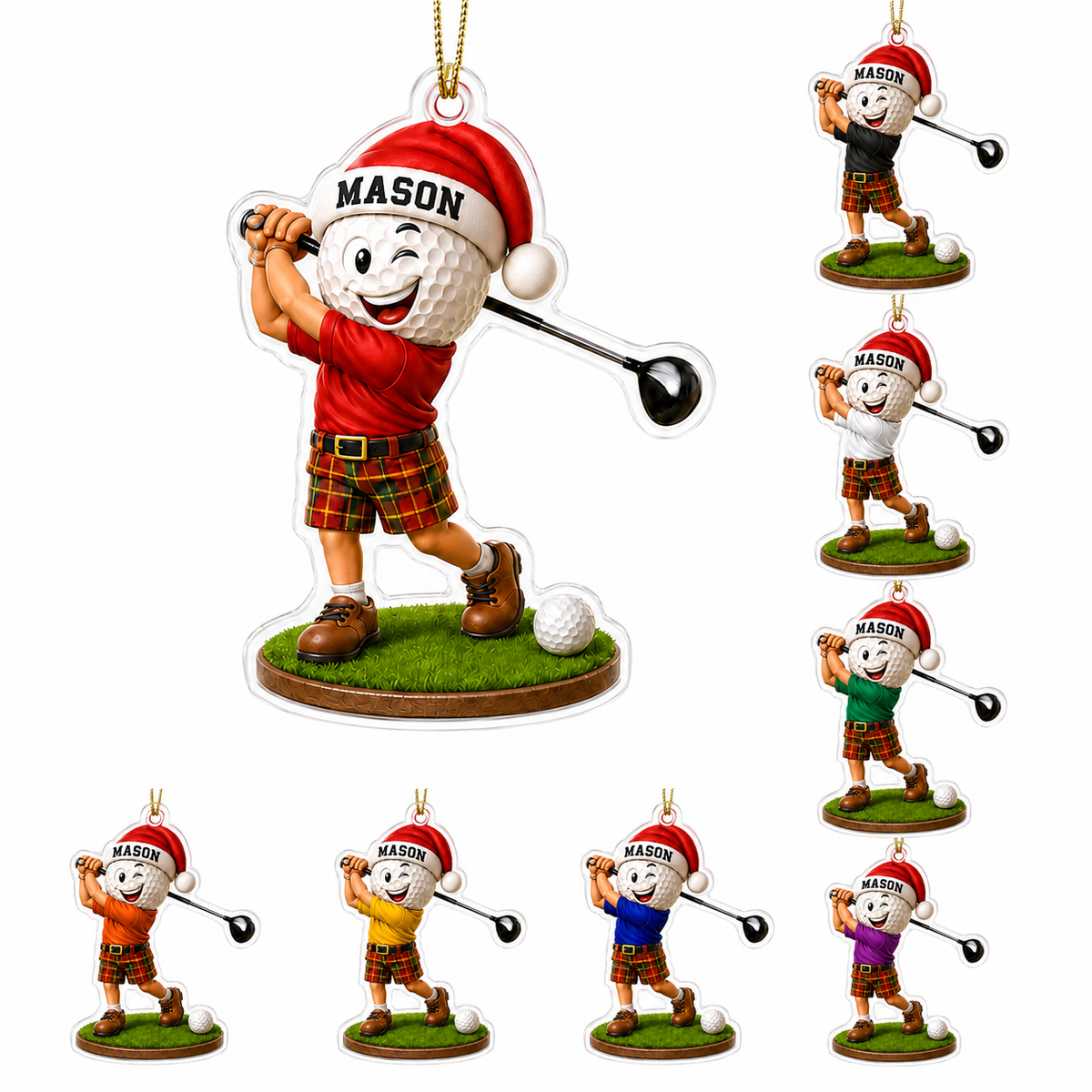 Golf Acrylic Style 17