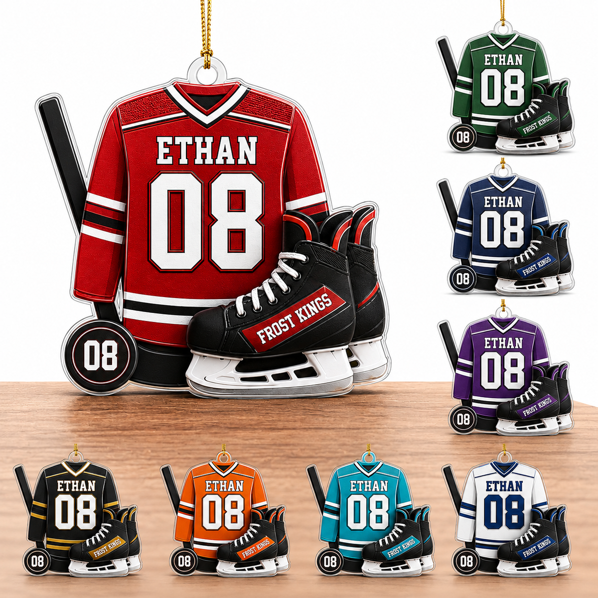 Hockey Acrylic Style 9