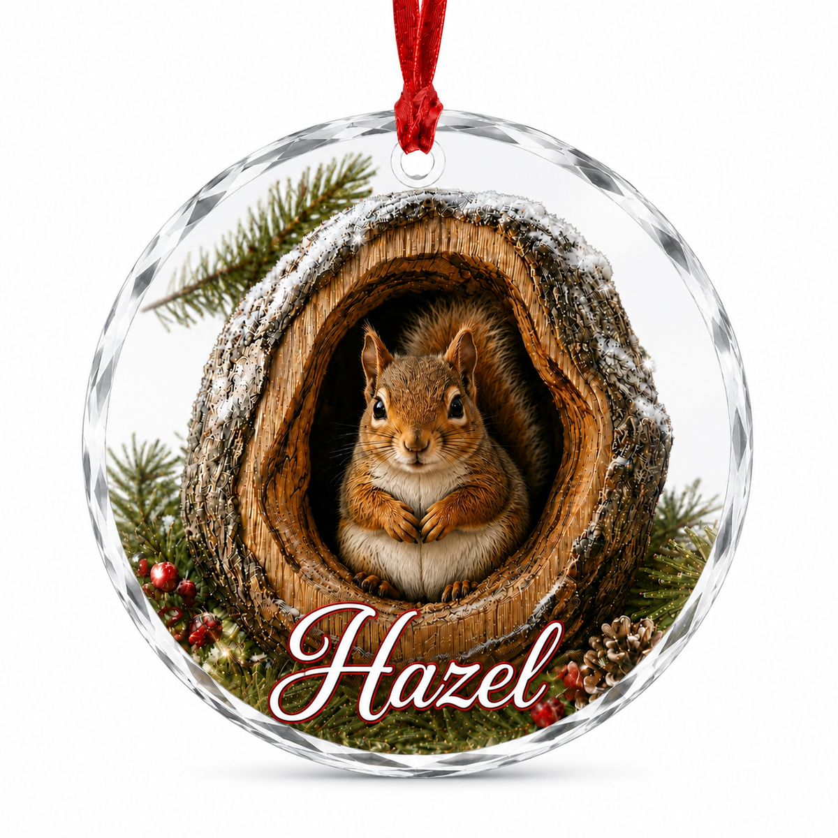 Glass ornament Animal Squirrel