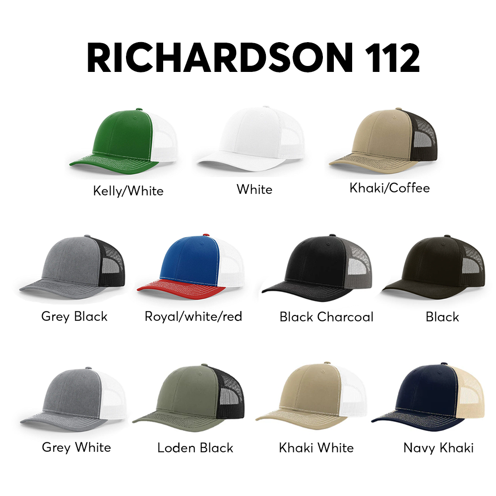 Custom Family Trucker Hat – Personalized Cartoon Portrait Hat from Photo | Couple or Family Gift VHA163