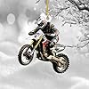 Personalized Dirt Bike Christmas Ornaments 2025 Custom Motocross Ornament Dirt bike Christmas Ornament N33