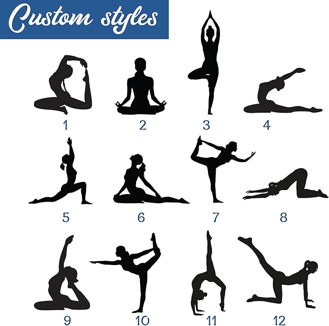 Personalized Yoga Lovers Ornament - Custom Yoga Christmas Decoration Gift LL7