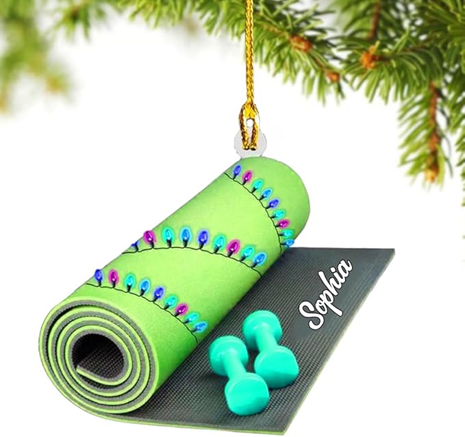 Custom Yoga Lovers Ornament - Yoga Christmas Decoration Gift LL16