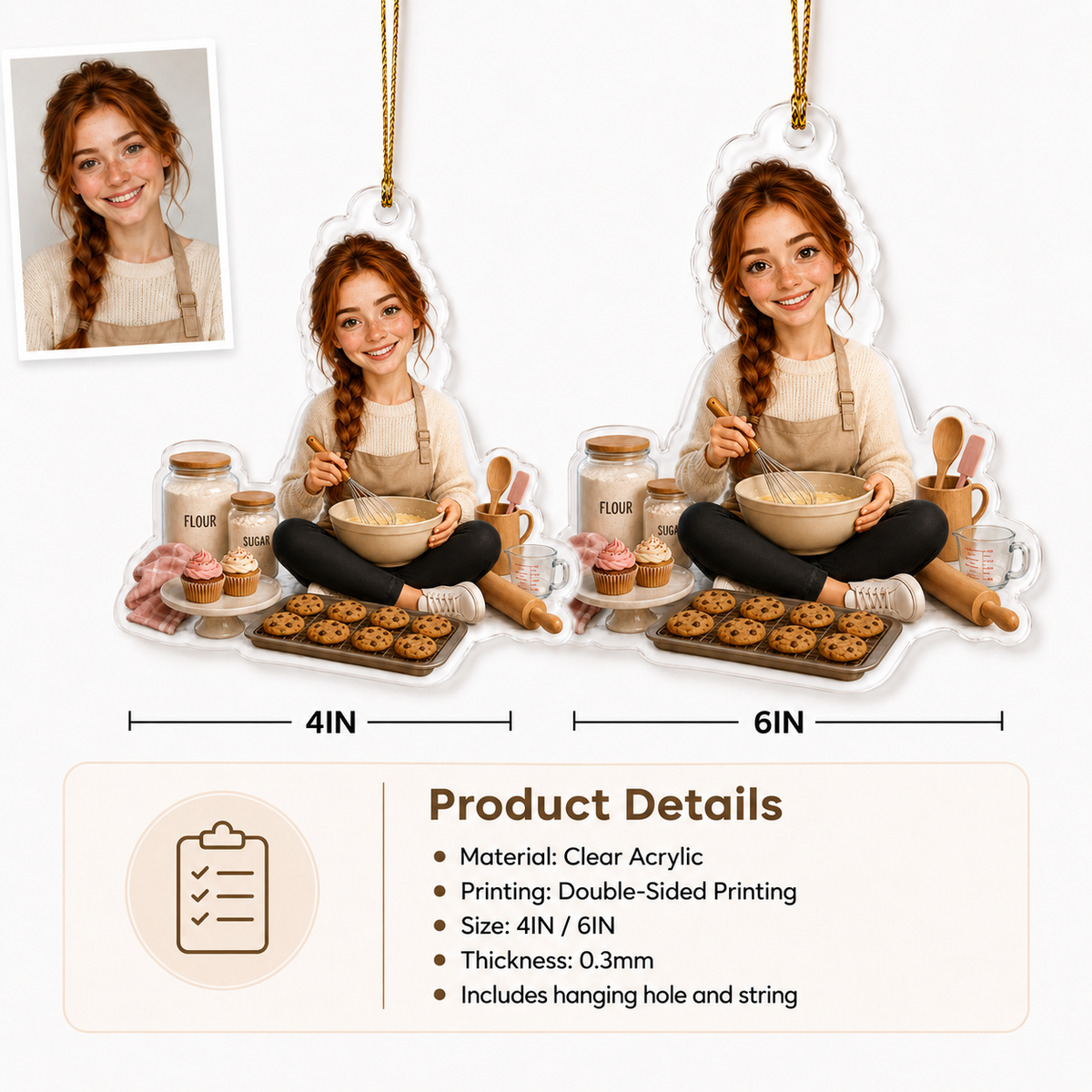 Custom Photo Hobbies Acrylic - Baking