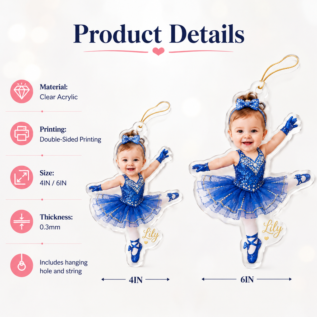 Ballet Custom Name Acrylic 20