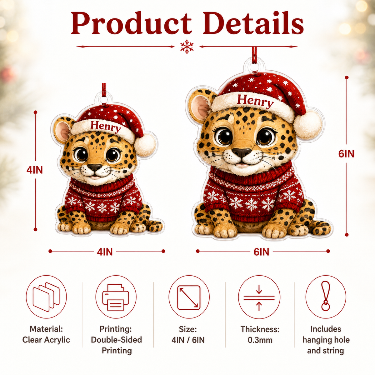 Animal Noel Leopard