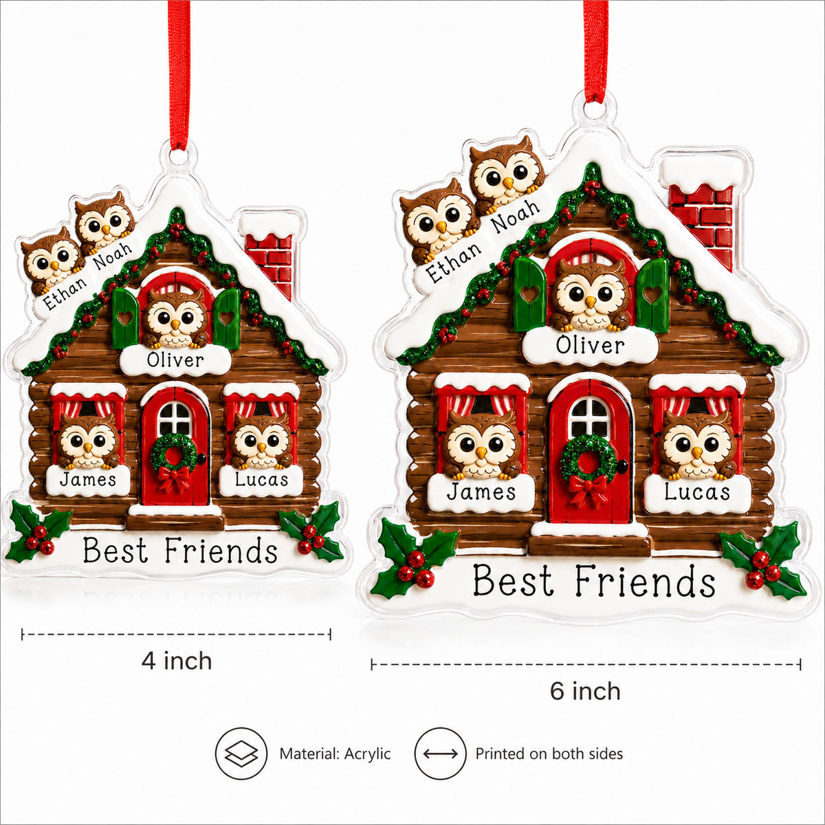Christmas Animal House Owl