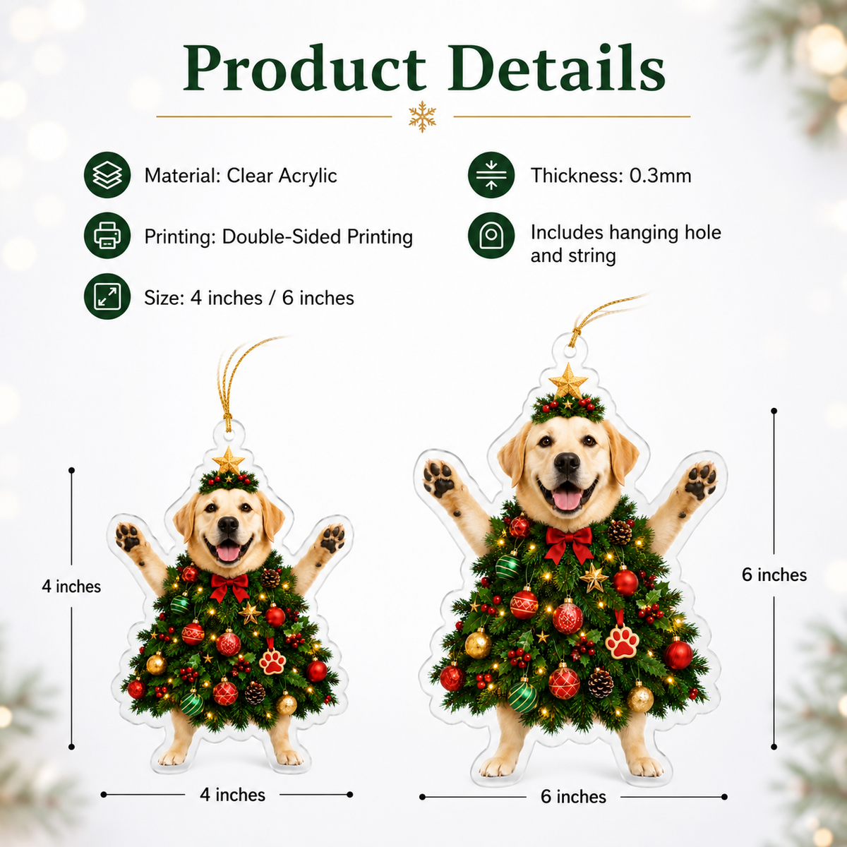 Dog Santa Tree Labrador Retriever