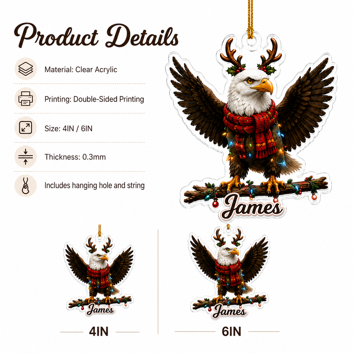 Christmas Animal Eagle