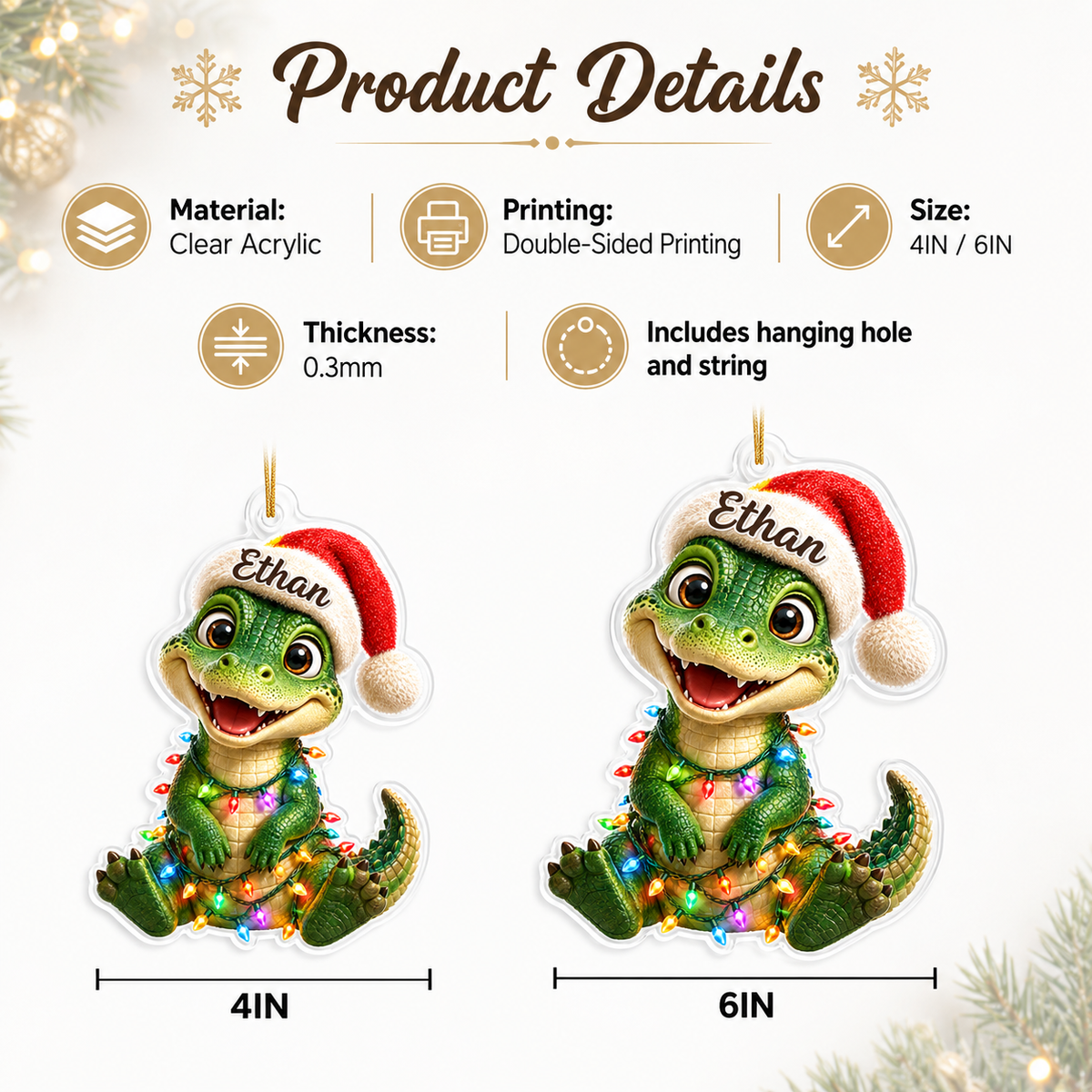 Animal Led Light Alligator