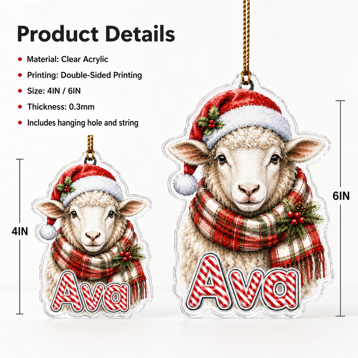 Christmas Farm Animal Sheep