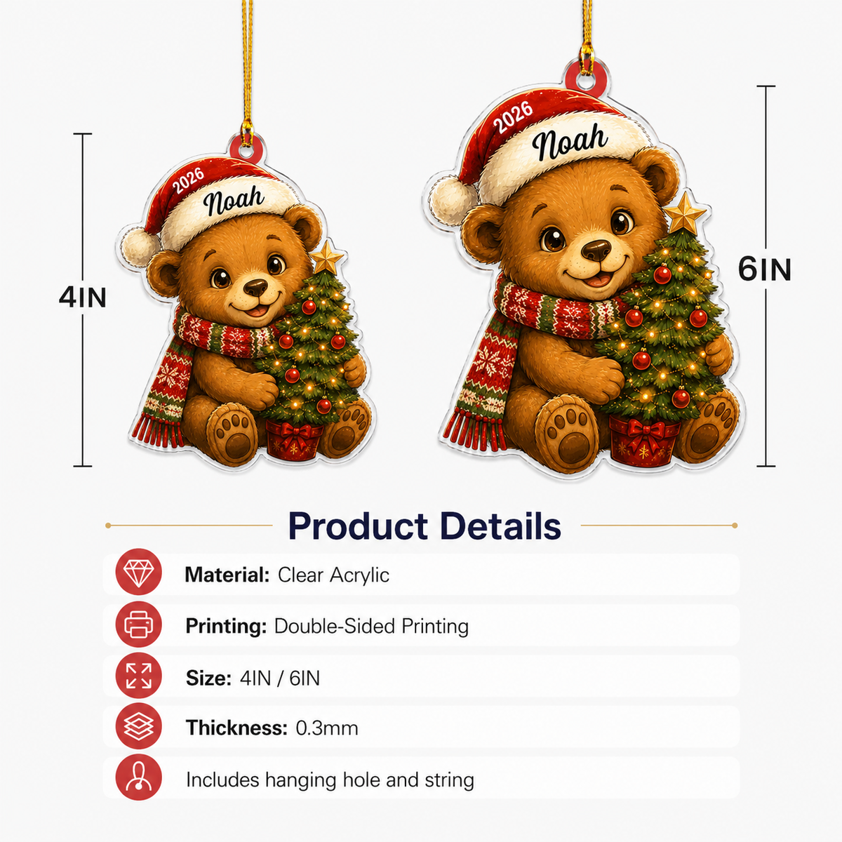 Animal Christmas Bear