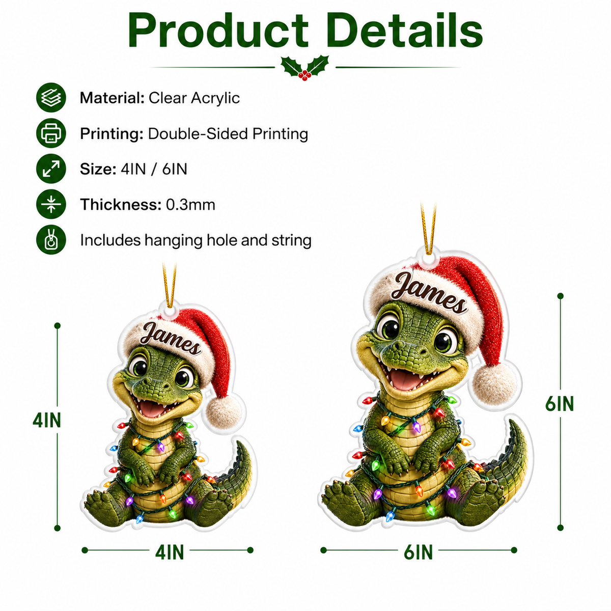 Animal Led Light Crocodile