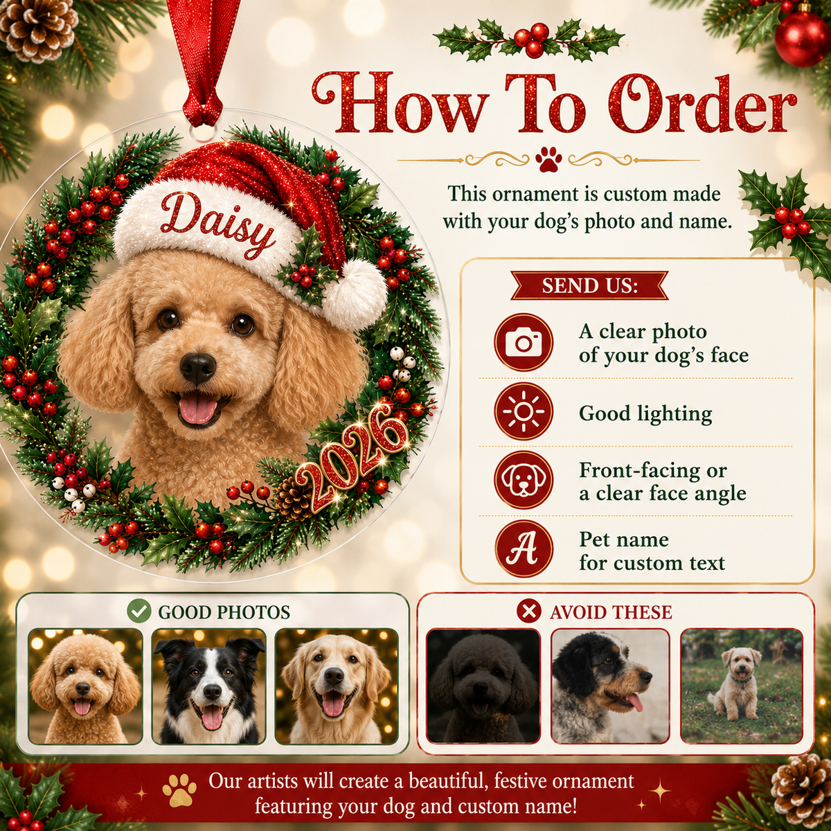 Custom Photo Dog For Dog Lover Style 1