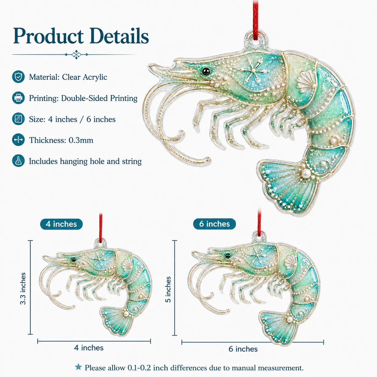 Summer Ocean Animals Shrimp