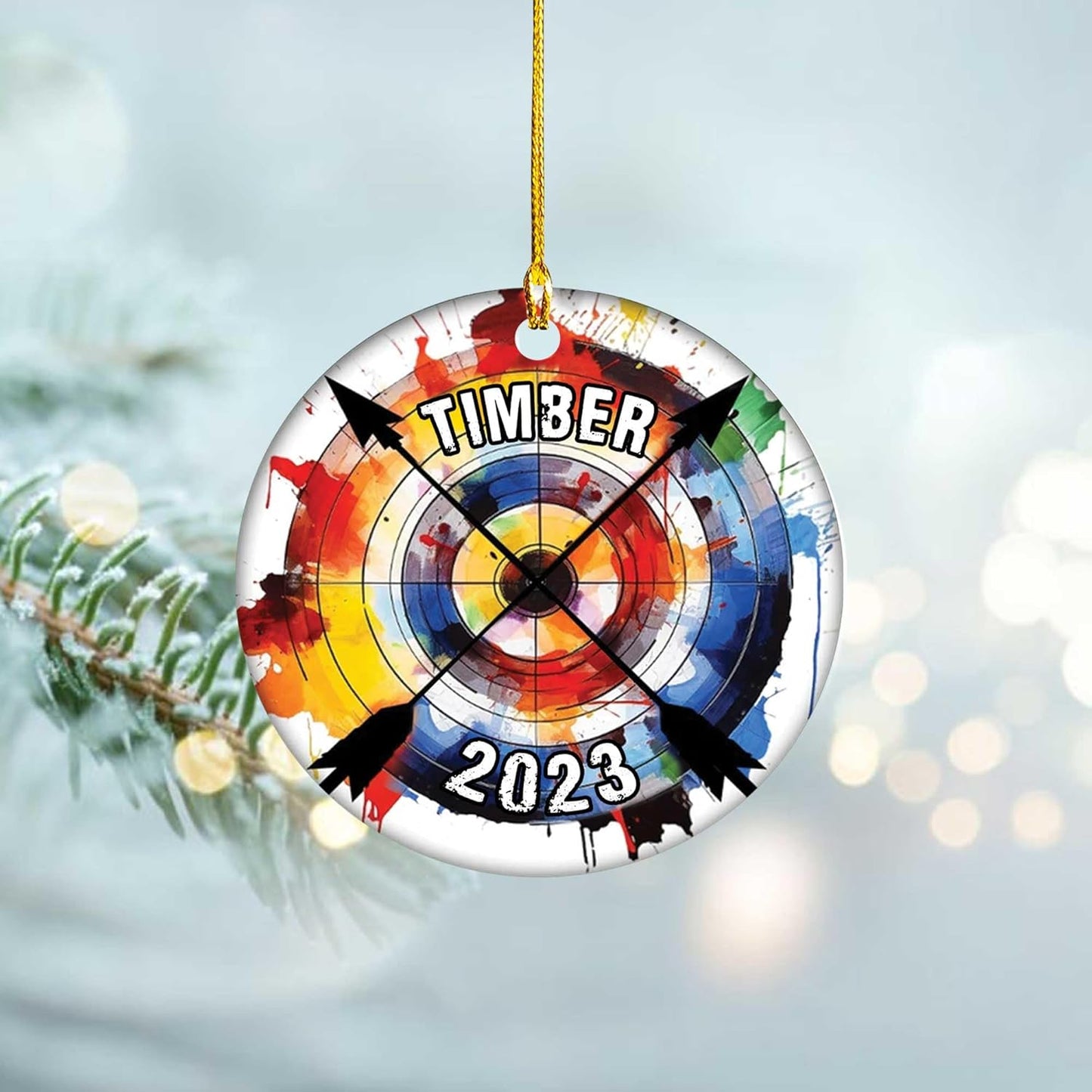 Custom Archery Christmas Ornament – Archery Lover Gift A1