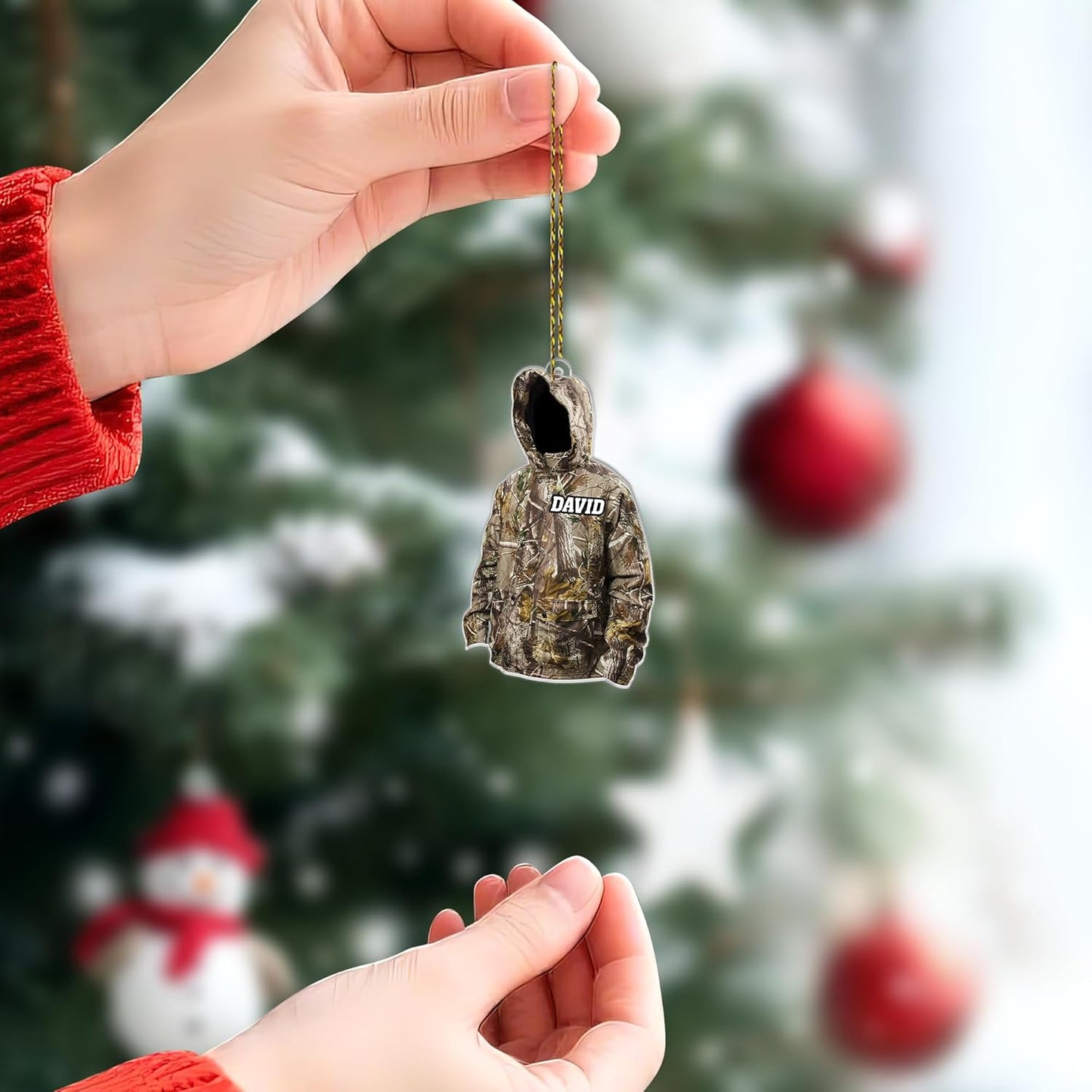 Personalized Hunting Vest 2D Flat Ornament - Duck Hunting Gifts for Men Women T30