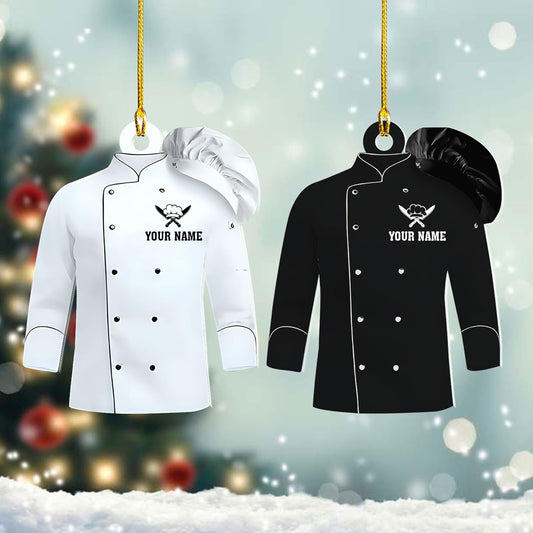 Customized Chef Ornament - Chef Christmas GiftN12