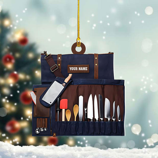 Customized Chef Ornament - Chef Christmas Gift N14