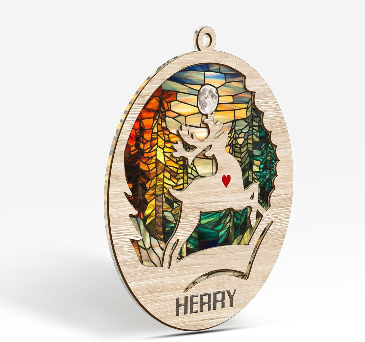 Personalized Hunting Ornament, Hunter Christmas Acrylic Ornament 2025 T22