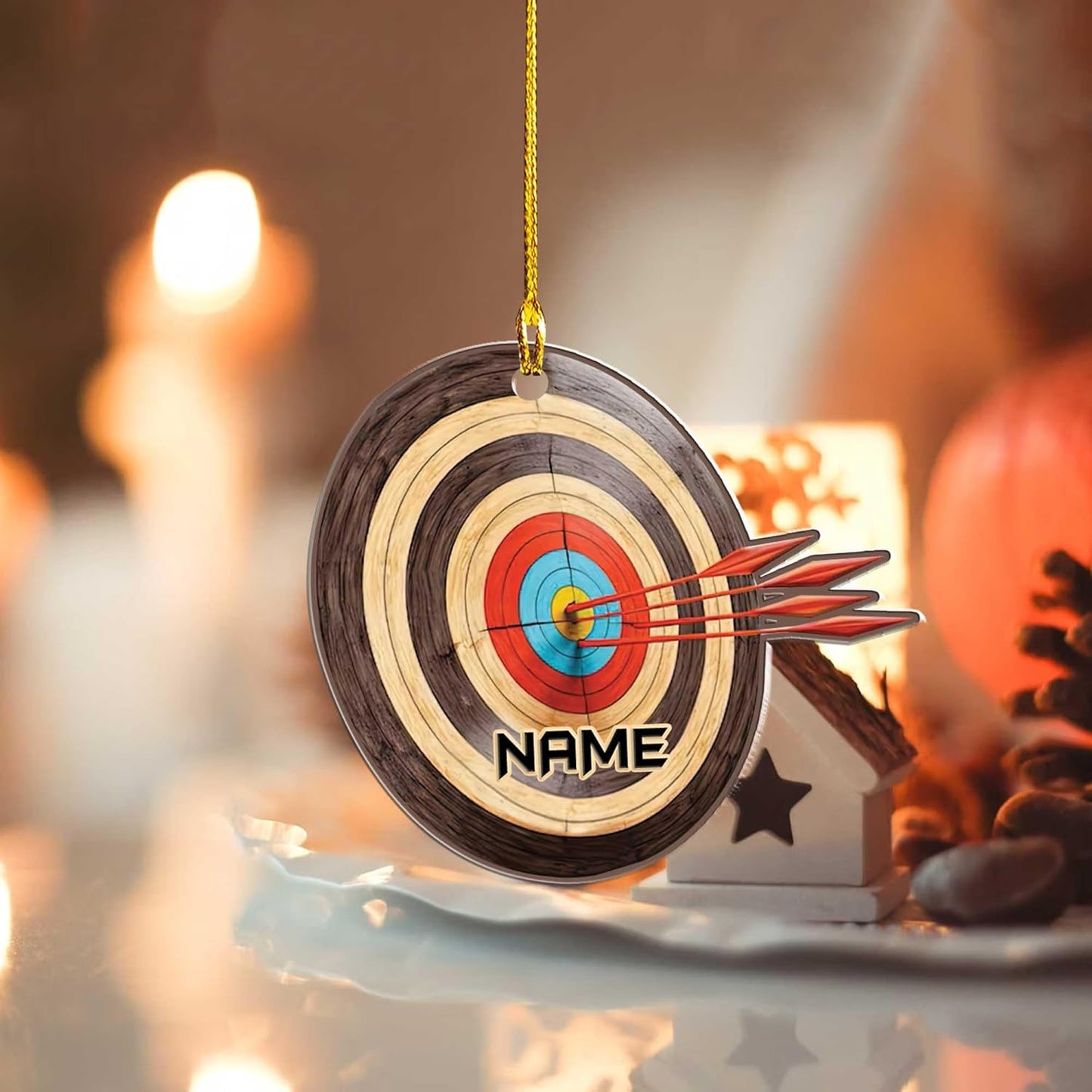 Custom Archery Christmas Ornament – Archery Lover Gift A5