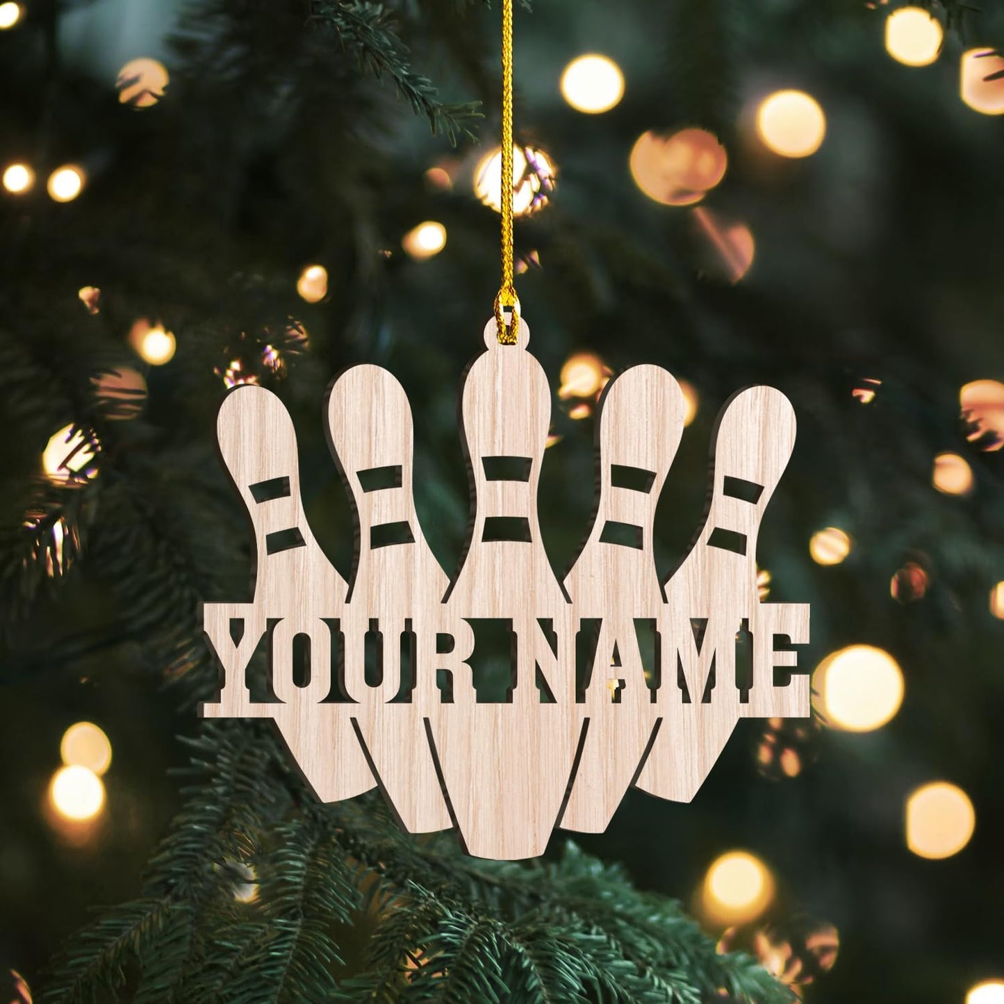 Custom Bowling Tools Ornament - Bowling Ornament Bowl Bl14