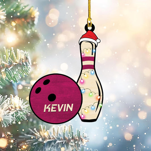 Custom Bowling Tools Ornament - Bowling Ornament Bowling4