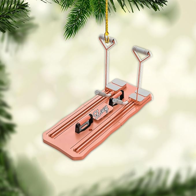 Customized Pilates Christmas Ornament - Pilates Gift for Women, Acrylic Christmas Ornament LL30