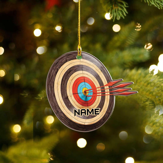 Custom Archery Christmas Ornament – Archery Lover Gift A5