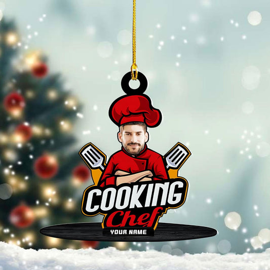 Customized Chef Ornament - Chef Christmas Gift N15
