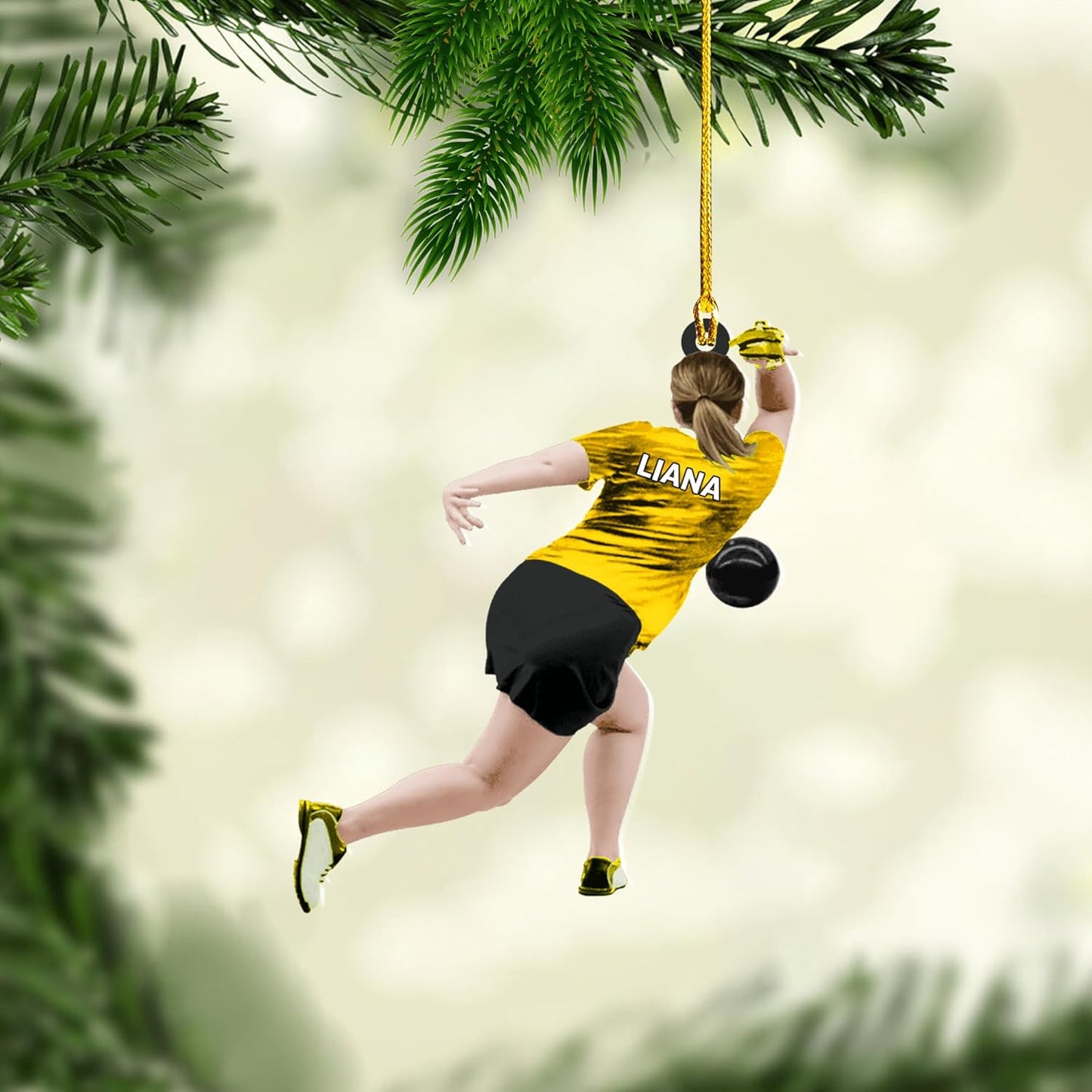 Custom Bowling Tools Ornament - Bowling Ornament Bowl Bl12