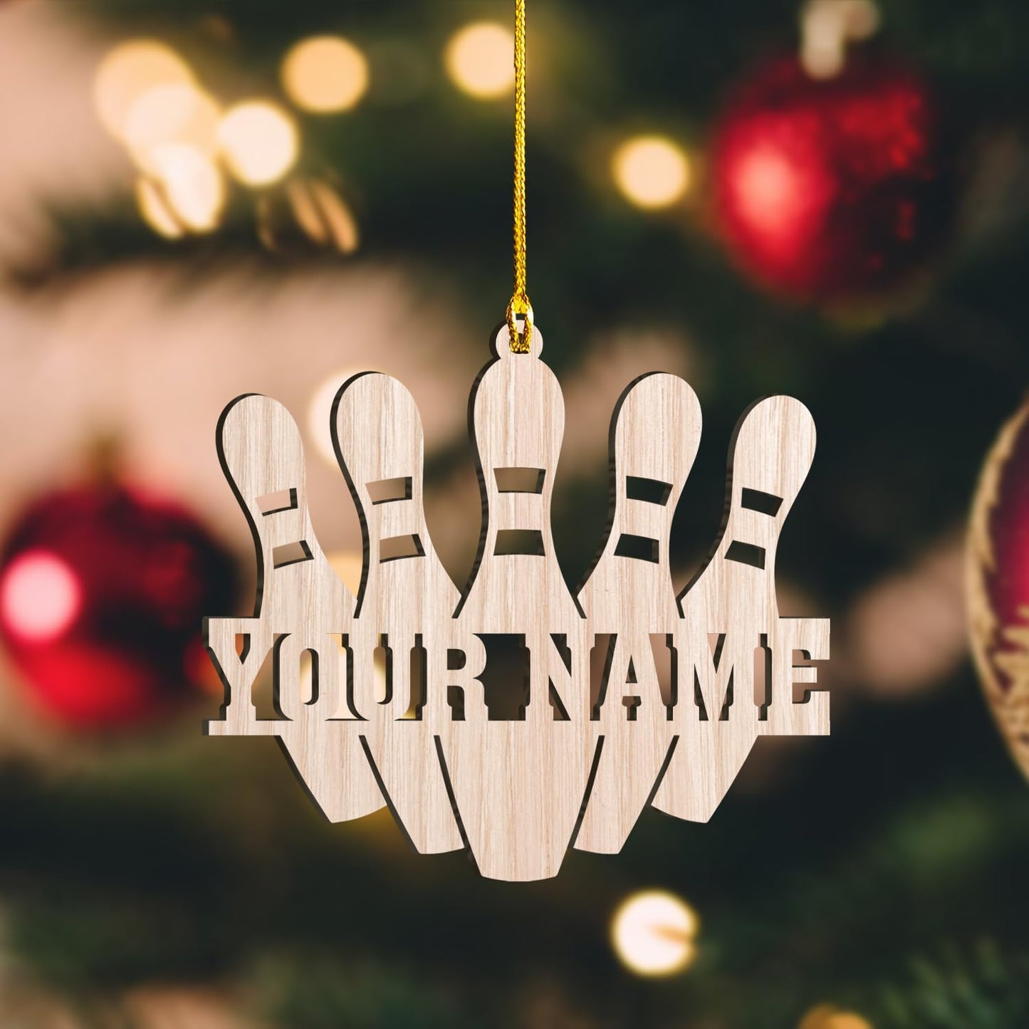 Custom Bowling Tools Ornament - Bowling Ornament Bowl Bl14