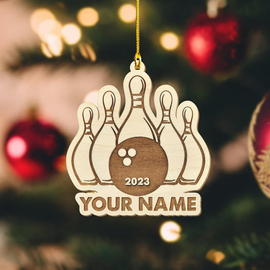 Custom Bowling Tools Ornament - Bowling Ornament Bowl Bl4